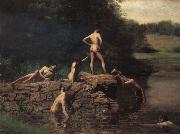 Thomas Eakins The Swiming Hole USA oil painting artist